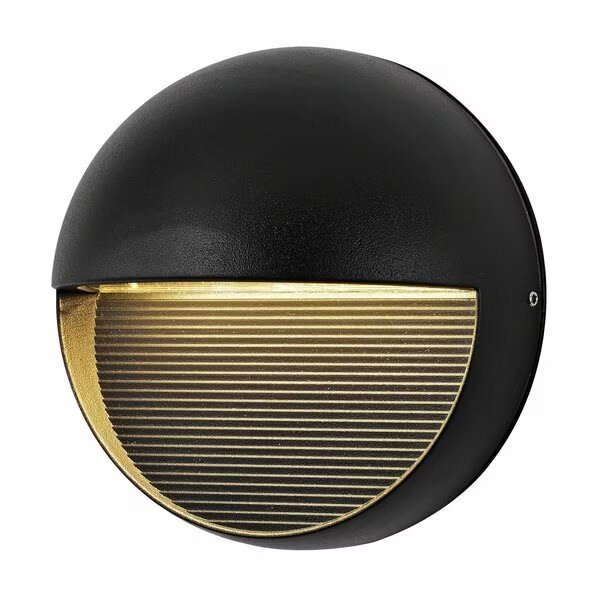 Outdoor Integrated LED Wall Light Fixture, 4000K, Black Finish, Sunpark, Mfr#: 3-4079D-05-4000K